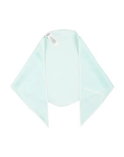Burberry Man Ties & Bow Ties Turquoise Size - Silk