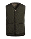 Burberry Diamond-quilted Gilet In Green