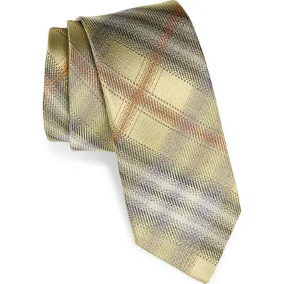 Burberry Manston Check Jacquard Silk Tie In Brown