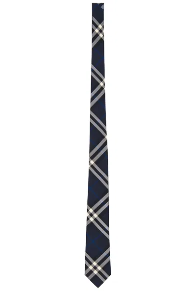 Burberry Manston Tie In Blue
