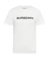 Burberry Logo-print Cotton T-shirt Clothing In White