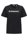 Burberry Black T-shirt With Bold Logo Design
