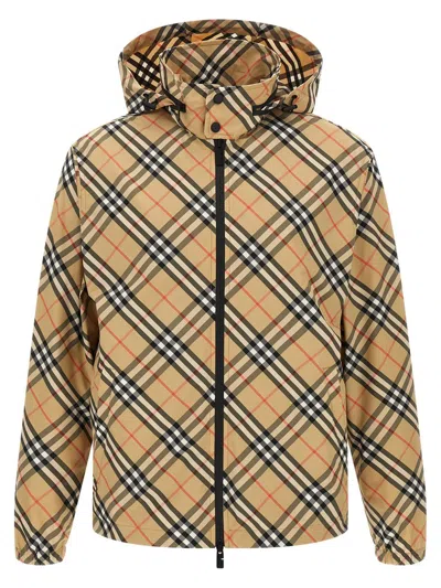 Burberry Markham Puffer Jackets Beige In Brown