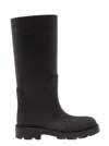 Burberry Marsh Water Resistant Rubber Boots In Black