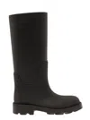 Burberry Marsh Water Resistant Rubber Boots In Black