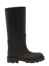 Burberry Marsh Water Resistant Rubber Boots In Black
