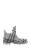 BURBERRY MARSH CHECK TEXTURED ANKLE BOOT