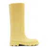 Burberry 33mm Lf Marsh Rubber Rainboots In Yellow