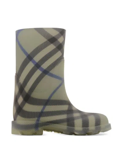 Burberry Kids' Marsh Knee Boots In Grey