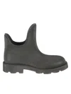 Burberry Man Ankle Boots Black Size 9 Plastic In Black