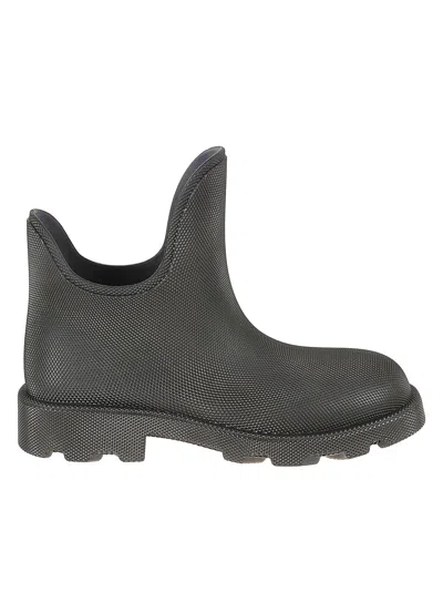 Burberry Marsh Low Boots In Black