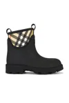 Burberry Women Marsh Stamp Rubber Ankle Boots In Multi