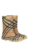 Burberry Childrens Check Rubber Marsh High Boots