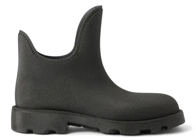 Pre-owned Burberry Marsh Roundtoe Ankle Boots (women's) Sneakers In Black