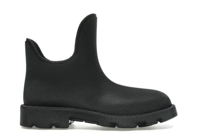 Pre-owned Burberry Marsh Roundtoe Ankle Boots (women's) Sneakers In Black