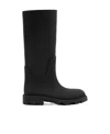 Burberry Marsh Rubber High Boots In Black