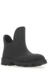Burberry Marsh Round-toe Slip-on Ankle Boots In Black