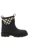 Burberry Women Marsh Stamp Rubber Ankle Boots In Multi
