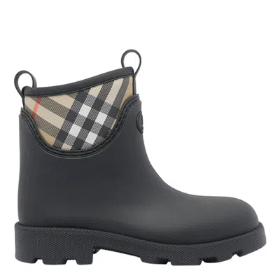 Burberry Women Marsh Stamp Rubber Ankle Boots In Multi