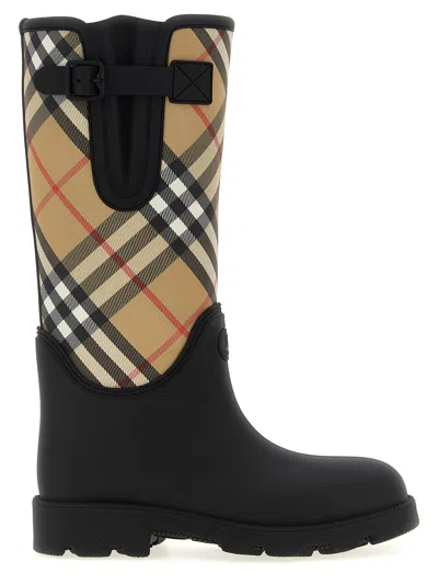 Burberry 'marsh Stamp' Boots In Black