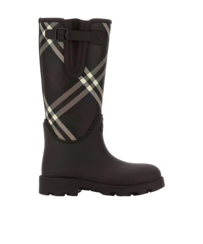 BURBERRY BURBERRY MARSH STAMP CHECKED BOOTS