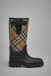 Burberry Giorgio Brato Giubbotto Con Cappuccio In Montone In Black