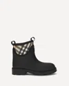 Burberry Women Marsh Stamp Rubber Ankle Boots In Multi
