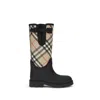Burberry Giorgio Brato Giubbotto Con Cappuccio In Montone In Black