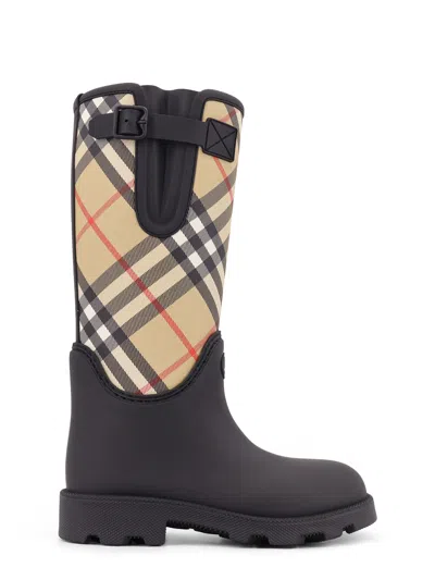BURBERRY MARSH STAMP RUBBER HIGH BOOTS