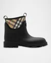 Burberry Marsh Stamped Rubber Booties