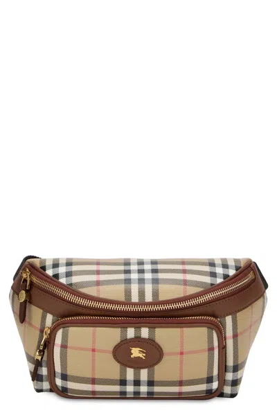BURBERRY BURBERRY MARSUPIO CHECK IN COTTON