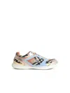 Burberry Mesh And Suede Matrix Style Sneakers In Multi