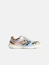 Burberry 'matrix' Multicolor Leather Blend Sneakers In Multi