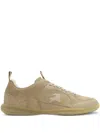 Burberry Matrix Sneakers - Men's - Polyamide/lamb Skin/leather/lamb Skin In Neutrals