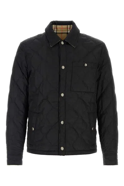 Burberry Reversible Quilted Jacket For Men In Black