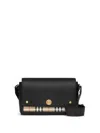 Burberry Note Medium Canvas And Leather Shoulder Bag