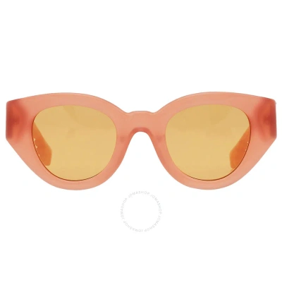 Burberry Meadow Orange Cat Eye Ladies Sunglasses Be4390f 4068/7 47