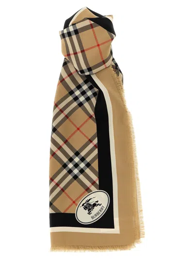 Burberry Med Scarf In Brown