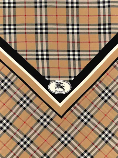 Burberry Med Scarf In Brown