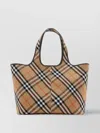 Burberry Media Check Tote Bag