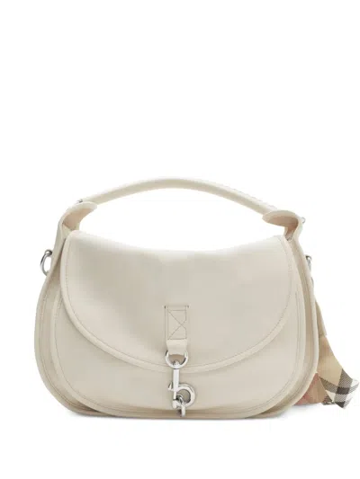 Burberry Medium B Clip Tote Bag In Neutrals