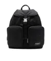 Burberry Medium Backpack In Black