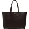 Burberry Medium Bloomsbury Leather & Canvas Reversible Tote In Burgundy