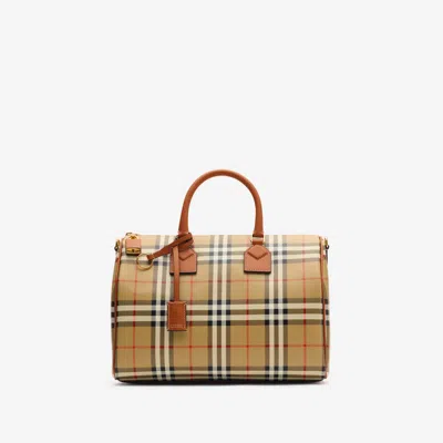 BURBERRY BURBERRY MEDIUM CHECK BOWLING BAG