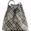 Burberry Medium Check Bucket Bag