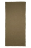 Burberry Medium Check Jacquard Wool & Silk Scarf In Green