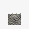 Burberry Medium Check Knitted Tote In Lichen