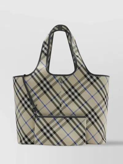 Burberry Medium Check Tote Bag