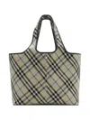Burberry Medium Check Tote Bag In Multi