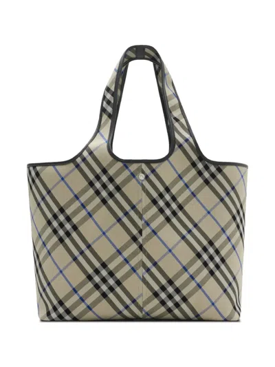 BURBERRY MEDIUM CHECK TOTE BAG